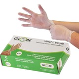Globe Disposable Vinyl Gloves Clear Small 100/box