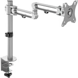 Horizon AEG15 Mounting Arm for Monitor - Metallic Gray - Height Adjustable - 17" to 32" Screen Support - 8 kg Load Capacity - VESA Mount Compatible - 1 Each