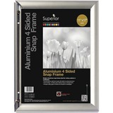 Merangue Seco Snap Frame Sign Holder 11" x 17" Black