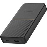 OtterBox Fast Charge Power Bank Standard 15,000 mAH - For USB Type A Device, USB Type C Device - 15000 mAh - 3 A - 5 V DC, 9 V DC, 12 V DC Output - 5 V DC, 9 V DC, 12 V DC Input - 2 x - Black