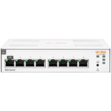 Aruba Instant On 1830 8G Switch - 8 Ports - Manageable - Gigabit Ethernet - 10/100/1000Base-T - 2 Layer Supported - 5.90 W Power Consumption - 13 W PoE Budget - Twisted Pair - PoE Ports - Table Top, Wall Mountable, Under Table, Surface Mount, Desktop - Lifetime Limited Warranty