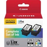 Canon 4981C008 Toners & Ink Cartridges Canon Pg-275xl/cl-276xl Original Ink Cartridge - Value Pack - Black, Color - Inkjet 4981c008 Cnm4981 CNM4981C008 660685237391