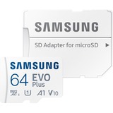 Samsung EVO Plus 64 GB Class 10/UHS-I (U3) V10 microSDXC - 1 Pack - 130 MB/s Read - 10 Year Warranty