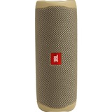 JBL Flip 5 Portable Bluetooth Speaker System - 20 W RMS - Sand - 65 Hz to 20 kHz - Battery Rechargeable - 1 Pack