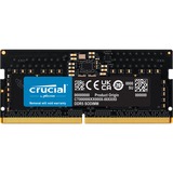 Crucial 8GB DDR5 SDRAM Memory Module - For Notebook - 8 GB (1 x 8GB) - DDR5-4800/PC5-38400 DDR5 SDRAM - 4800 MHz Dual-rank Memory - CL40 - 1.10 V - Non-ECC - Unbuffered - 262-pin - SoDIMM - Lifetime Warranty