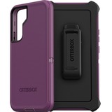 OtterBox Defender Rugged Carrying Case (Holster) Samsung Galaxy S22+ Smartphone - Happy Purple - Dirt Resistant Port, Scrape Resistant, Dirt Resistant, Bump Resistant, Dust Resistant Port, Lint Resistant Port, Drop Resistant, Clog Resistant Port - Plastic Body - Holster - 6.80" (172.72 mm) Height x 3.73" (94.74 mm) Width x 1.30" (33.02 mm) Depth - Retail