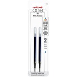 uniball™ ONE Gel Pen Refill - 0.70 mm, Medium Point - Blue Ink - 2 / Pack