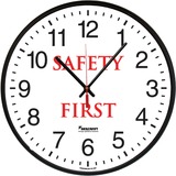 SKILCRAFT Safety First Message Wall Clock