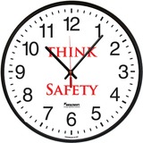 SKILCRAFT+Think+Safety+Message+Wall+Clock