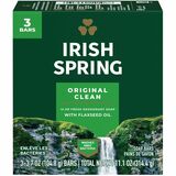 Irish Spring Deodorant Bar Soap with Flaxseed Oil