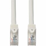 AddOn 50ft White CAT 6 PVC Ethernet Cable Snagless Easy Boot RJ-45 M/M