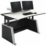 Legrand LH-VLCMHS Tables & Desks Visionline Air 24/7 Height Adjustable Console, Medium, 63 Inches Wide Lhvlcmhs 