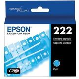 Epson T222220-S Toners & Ink Cartridges Epson T222 Original Ink Cartridge - Cyan - Inkjet - Standard Yield T222220-s Epst222220s 010343970434