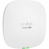 Aruba Instant On AP25 Dual Band 802.11ax 5.30 Gbit/s Wireless Access Point - Indoor - 2.40 GHz, 5 GHz - Internal - MIMO Technology - 1 x Network (RJ-45) - 2.5 Gigabit Ethernet - 15.90 W - Wall Mountable, Ceiling Mountable, Rail-mountable, Flush Mount