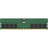 Kingston 32GB DDR5 SDRAM Memory Module - For Mini PC, All-in-One PC, Workstation, PC/Server - 32 GB (1 x 32GB) - DDR5-4800/PC5-38400 DDR5 SDRAM - 4800 MHz Dual-rank Memory - CL40 - 1.10 V - Non-ECC - Unbuffered, Unregistered - 288-pin - DIMM - Lifetime Warranty