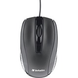 Verbatim+Corded+Optical+Mouse+-+Black