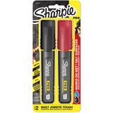 Sharpie PRO Permanent Markers, Chisel Tip - Medium Marker Point - Chisel Marker Point Style - Assorted - Plastic Barrel - 2 / Pack