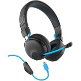 Jlab GHBPLAYRBLKBLU4 Headsets/Earsets Jlab Play Gaming Wireless Headset - Stereo - Mini-phone (3.5mm), Micro Usb - Wireless - Bluetooth -  812887019002