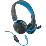 Jlab GHBJPLAYRBLKGRY4 Headsets/Earsets Jlab Jbuddies Play Gaming Wireless Kids Headset - Stereo - Mini-phone (3.5mm) - Wired/wireless - Blu 812887019293