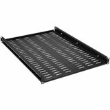 Tripp Lite series SmartRack SRSHELF4PHDVENT Rack Shelf - For Data Center, Server, Router, Networking - 1U Rack Height x 19" (482.60 mm) Rack Width - Rack-mountable - Black Powder Coat - Cold-rolled Steel (CRS) - 250 lb (113398.09 g) Maximum Weight Capacity