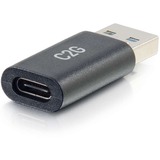 C2G USB C To USB A SuperSpeed USB 5Gbps Adapter Converter - Female to Male - 1 x Type C USB Female - 1 x Type A USB Male - Black