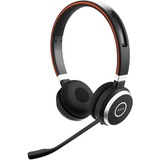 Jabra Evolve 65 Headset - Stereo - USB Type A - Wireless - Bluetooth - 98.4 ft - Over-the-head - Binaural - Ear-cup - Noise Cancelling Microphone - Noise Canceling - Black