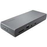 Kensington SD5780T Thunderbolt™ 4 Dual 4K Docking Station with 96W PD - Win/Mac - for Notebook/Monitor - 96 W - Thunderbolt 4 - 2 Displays Supported - 8K, 4K - 3840 x 2160, 4096 x 2160 - USB Type-C - 1 x HDMI Ports - HDMI - Black, Gray - Wired - Windows, macOS