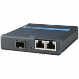 Advantech Industrial 4TX/1SFP Light Managed PoE BT Media Converter