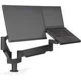 HAT 7050-800-500SR Mounting Arm for Notebook, Monitor - Black - TAA Compliant