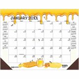House+of+Doolittle+Honeycomb+Monthly+Desk+Pad+Calendar