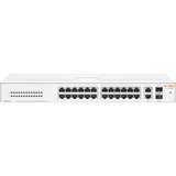 Aruba Instant On 1430 26G 2SFP Switch - 26 Ports - Gigabit Ethernet - 10/100/1000Base-T, 1000Base-X - 2 Layer Supported - Modular - 2 SFP Slots - 16.40 W Power Consumption - Twisted Pair, Optical Fiber - Rack-mountable, Cabinet Mount, Table Top, Wall Mountable, Surface Mount, Under Table - Lifetime Limited Warranty