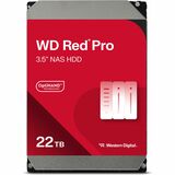 Western Digital Red Pro WD221KFGX 22 TB Hard Drive - 3.5" Internal - SATA (SATA/600) - Conventional Magnetic Recording (CMR) Method - Storage System Device Supported - 7200rpm - 5 Year Warranty