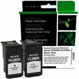 CIG Remanufactured High Yield Inkjet Ink Cartridge - Box PG-245XL, CL-246XL (Canon 8278B001, Canon 8280B001) - Black, Tri-color - 2 / Pack