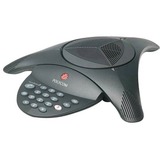 Polycom SoundStation2 Conference Telephone - 1 x Phone Line(s) - RJ-11 , RCA - Black