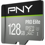 PNY PRO Elite 128 GB Class 10/UHS-I (U3) microSDXC - 100 MB/s Read - 90 MB/s Write - Lifetime Warranty