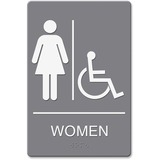 Headline Signs ADA WOMEN Wheelchair Restroom Sign