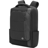 HP Renew Executive Carrying Case (Backpack) for 13" to 16.1" HP Notebook - Black - Water Resistant - Expanded Polyethylene Foam (EPE), 600D Polyester, 210D Polyester, Polyethylene Terephthalate (PET) - Recycled Plastic Exterior Material - Polyester, 210D Polyester Interior Material - Trolley Strap, Shoulder Strap - 20.50 L Volume Capacity