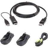 ATEN 1.8M USB Universal Secure KVM Cable Kit