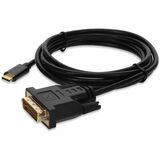 AddOn 6ft USB-C 3.1 to DVI-D Dual Link (24+1 pin) Male to Male Black Cable