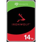 Seagate IronWolf Pro ST14000NT001 14 TB Hard Drive - 3.5" Internal - SATA (SATA/600) - Conventional Magnetic Recording (CMR) Method - Server, Workstation, Storage System Device Supported - 7200rpm