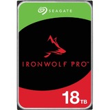 Seagate IronWolf Pro ST18000NT001 18 TB Hard Drive - 3.5" Internal - SATA (SATA/600) - Conventional Magnetic Recording (CMR) Method - Server, Workstation, Storage System Device Supported - 7200rpm - 5 Year Warranty