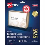 Avery&reg; White Rectangle Labels