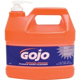 Gojo NATURAL* ORANGE Pumice Hand Cleaner - Orange Citrus ScentFor - 3.79 L - Pump Bottle Dispenser - Soil Remover, Dirt Remover, Grease Remover, Oil Remover - Hand - Fast Acting, Heavy Duty - 1 Each