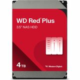 WD Red Plus WD40EFPX 4 TB Hard Drive - 3.5" Internal - SATA (SATA/600) - Conventional Magnetic Recording (CMR) Method - Storage System Device Supported - 5400rpm - 3 Year Warranty