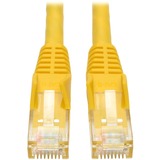 Tripp Lite by Eaton Cat6 Gigabit Snagless Molded (UTP) Ethernet Cable (RJ45 M/M) PoE Yellow 14 ft. (4.27 m)