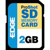 Edge Memory PE201265 Memory Cards 2gb Edge Proshot 130x Sd Memory Card Pe201265 652977201272