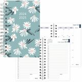 Blueline Academic Daily Planner Spring 2024-2024 - Blue - Bilingual