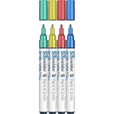 Schneider Paint-It 011 Paint Market - Metallic Blue, Red Metallic, Metallic Yellow, Metallic Green Pigment-based Ink - 4 / Pack