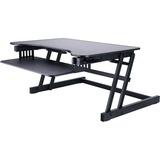 Rocelco ADRB - Adjustable Desk Riser - Up to 32" Screen Support - 13.61 kg Load Capacity - Desktop - Black