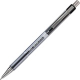 Better Ballpoint Pen - Fine Pen Point - Refillable - Retractable - Black - Stainless Steel Tip - 12 / Box